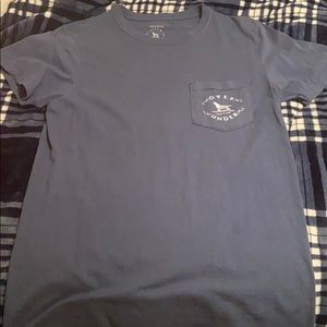 Over under navy t-shirt.